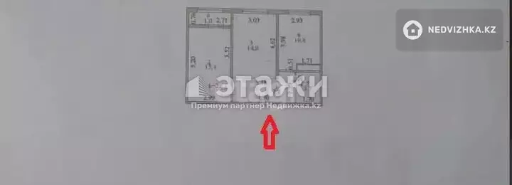 51 м², 2-комнатная квартира, этаж 4 из 9, 51 м², изображение - 1