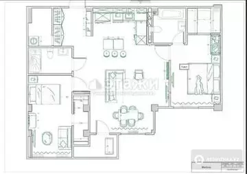 80 м², 3-комнатная квартира, этаж 8 из 10, 80 м², изображение - 3