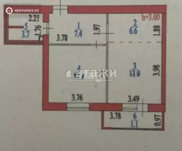 47 м², 2-комнатная квартира, этаж 2 из 9, 47 м², изображение - 20