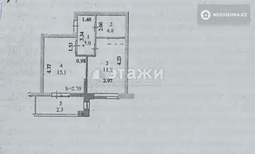 39.1 м², 1-комнатная квартира, этаж 5 из 9, 39 м², изображение - 15