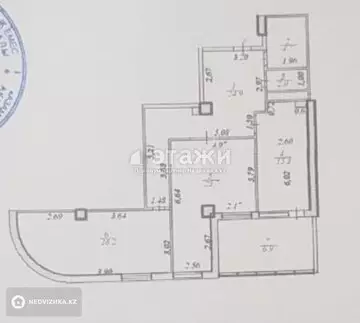 97.7 м², 2-комнатная квартира, этаж 1 из 10, 98 м², изображение - 16