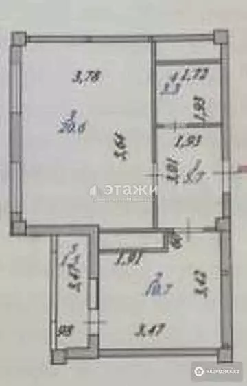 41.8 м², 2-комнатная квартира, этаж 6 из 12, 42 м², изображение - 13