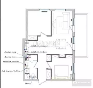 72 м², 3-комнатная квартира, этаж 2 из 3, 72 м², изображение - 8