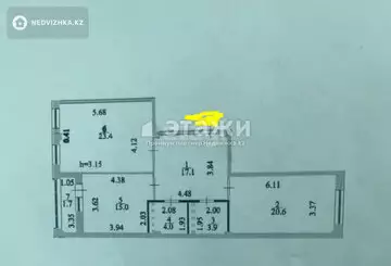 86 м², 2-комнатная квартира, этаж 7 из 8, 86 м², изображение - 8