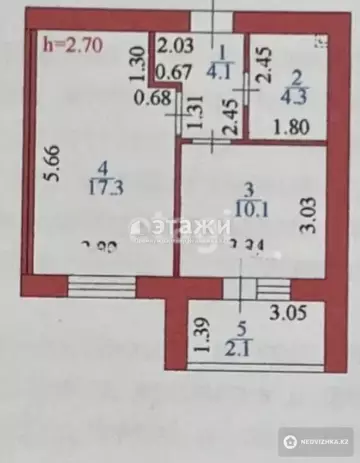 37.9 м², 1-комнатная квартира, этаж 10 из 12, 38 м², изображение - 7