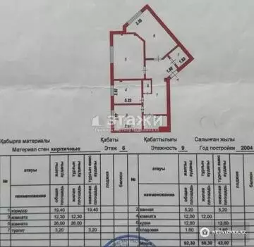 92.3 м², 3-комнатная квартира, этаж 6 из 10, 92 м², изображение - 7