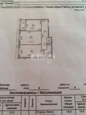 72 м², 2-комнатная квартира, этаж 6 из 8, 72 м², изображение - 5