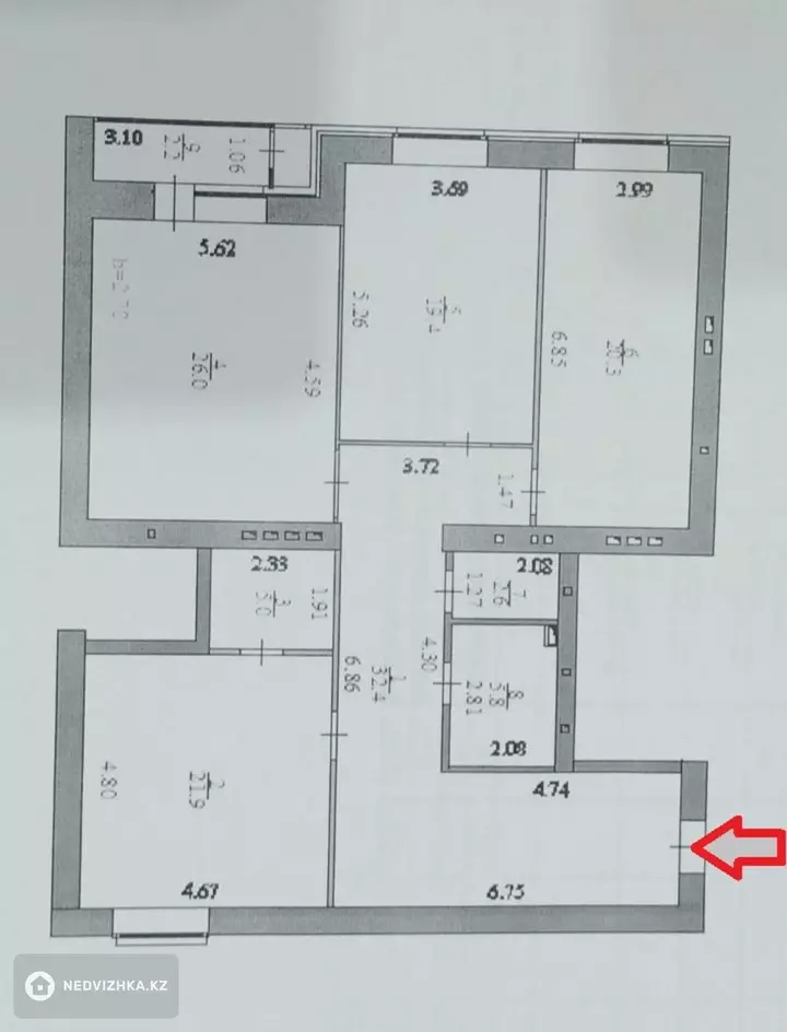 135.6 м², 3-комнатная квартира, этаж 7 из 9, 136 м², изображение - 1