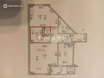 67.4 м², 2-комнатная квартира, этаж 5 из 8, 67 м², изображение - 18