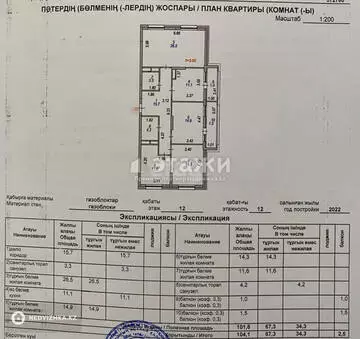 110 м², 4-комнатная квартира, этаж 12 из 12, 110 м², изображение - 43