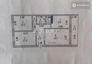 64 м², 3-комнатная квартира, этаж 5 из 5, 64 м², изображение - 4