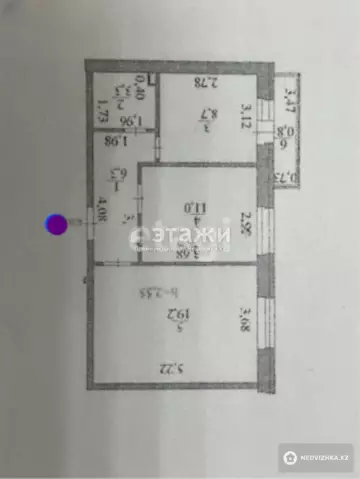 49.3 м², 2-комнатная квартира, этаж 5 из 5, 49 м², изображение - 5