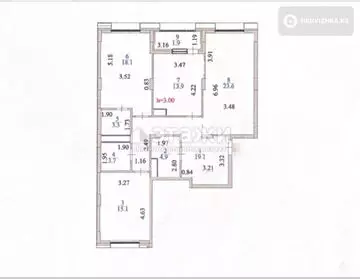 103 м², 3-комнатная квартира, этаж 4 из 9, 103 м², изображение - 25