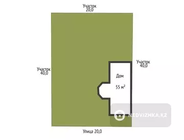 55 м², 3-комнатный дом, 8 соток, 55 м², изображение - 11