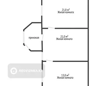 55 м², 3-комнатный дом, 8 соток, 55 м², изображение - 12