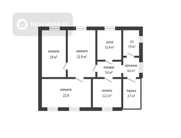 105.2 м², 4-комнатный дом, 8 соток, 105 м², изображение - 7