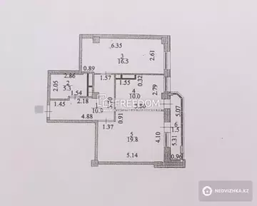 64 м², 2-комнатная квартира, этаж 9 из 9, 64 м², изображение - 28