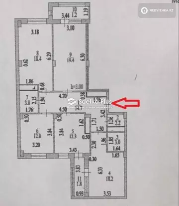 107 м², 4-комнатная квартира, этаж 3 из 8, 107 м², изображение - 0