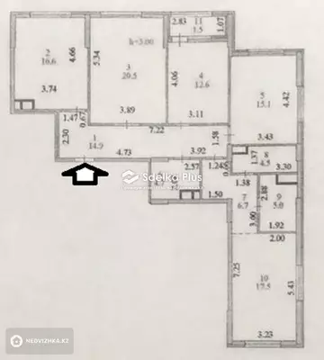 120 м², 4-комнатная квартира, этаж 3 из 18, 120 м², изображение - 13