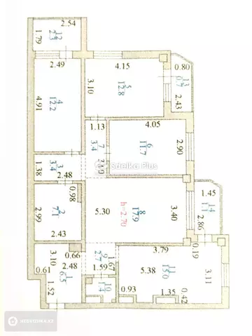 4-комнатная квартира, этаж 7 из 24, 100 м²