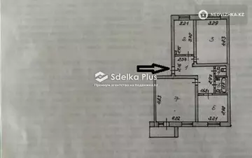 3-комнатная квартира, этаж 4 из 5, 68 м²