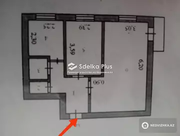 2-комнатная квартира, этаж 10 из 16, 65 м²