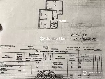 57 м², 2-комнатная квартира, этаж 10 из 10, 57 м², изображение - 3