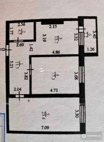 72 м², 2-комнатная квартира, этаж 10 из 12, 72 м², изображение - 1