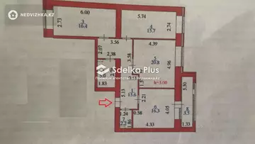 95 м², 3-комнатная квартира, этаж 3 из 9, 95 м², изображение - 9