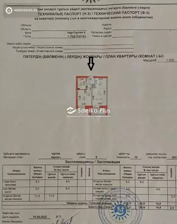 37 м², 2-комнатная квартира, этаж 8 из 10, 37 м², изображение - 0