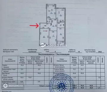 4-комнатная квартира, этаж 6 из 15, 110 м²