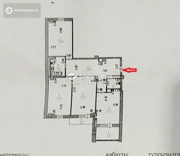 96 м², 3-комнатная квартира, этаж 7 из 16, 96 м², изображение - 18