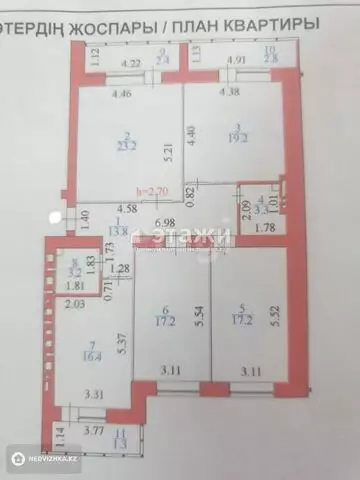 122 м², 4-комнатная квартира, этаж 4 из 12, 122 м², изображение - 6