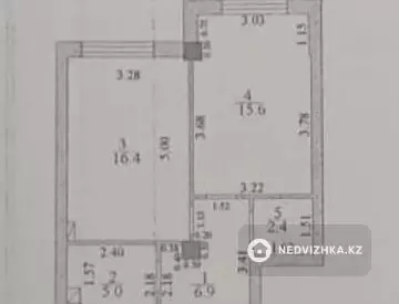 47 м², 1-комнатная квартира, этаж 10 из 10, 47 м², изображение - 4