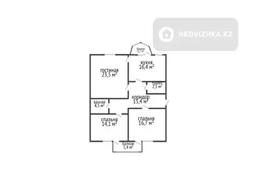 95.1 м², 3-комнатная квартира, этаж 4 из 5, 95 м², изображение - 5