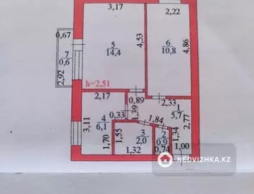 40.5 м², 2-комнатная квартира, этаж 3 из 3, 40 м², изображение - 18