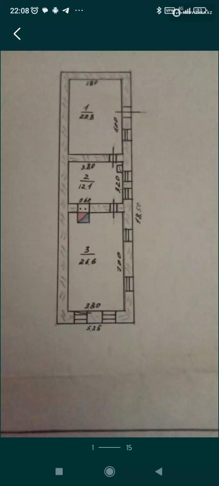 50 м², 2-комнатный дом, 10 соток, 50 м², изображение - 1