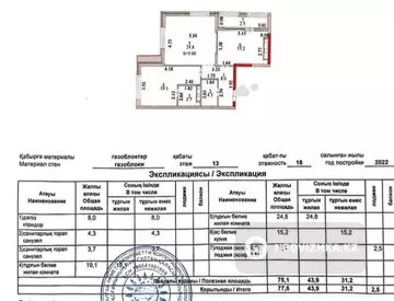 80 м², 2-комнатная квартира, этаж 13 из 18, 80 м², изображение - 32