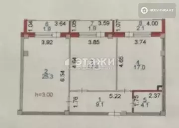 79.2 м², 2-комнатная квартира, этаж 2 из 7, 79 м², изображение - 8