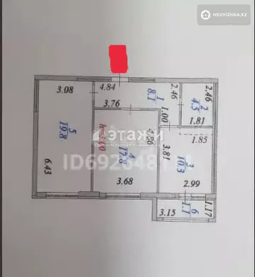 62 м², 2-комнатная квартира, этаж 13 из 15, 62 м², изображение - 17