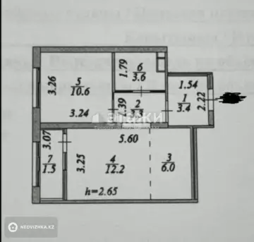 41 м², 2-комнатная квартира, этаж 4 из 17, 41 м², изображение - 5