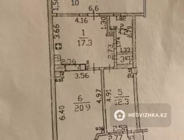 68 м², 2-комнатная квартира, этаж 4 из 9, 68 м², изображение - 21