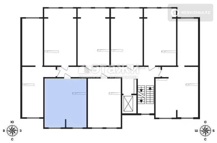 47.5 м², 2-комнатная квартира, этаж 3 из 10, 48 м², изображение - 1