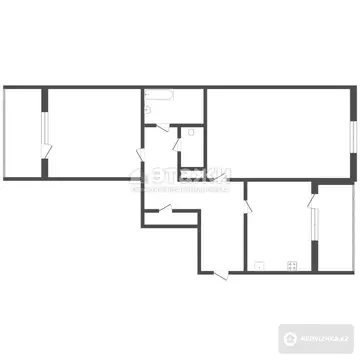 55 м², 2-комнатная квартира, этаж 7 из 9, 55 м², изображение - 9