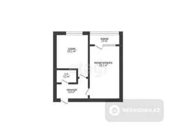 45.95 м², 1-комнатная квартира, этаж 5 из 5, 46 м², изображение - 6