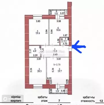 98 м², 3-комнатная квартира, этаж 7 из 12, 98 м², изображение - 9