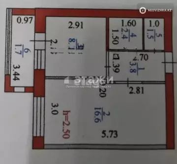 35 м², 1-комнатная квартира, этаж 2 из 9, 35 м², изображение - 3