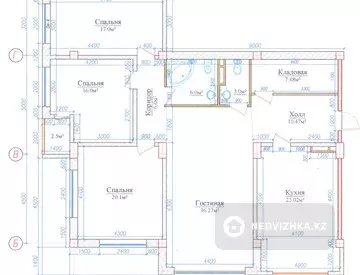 4-комнатная квартира, этаж 3 из 13, 149 м²