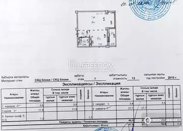 48 м², 1-комнатная квартира, этаж 8 из 14, 48 м², изображение - 12