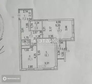 68.5 м², 2-комнатная квартира, этаж 13 из 15, 68 м², изображение - 31